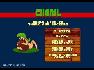 Mega Cheril Perils screenshot 2 for Sega Mega Drive
